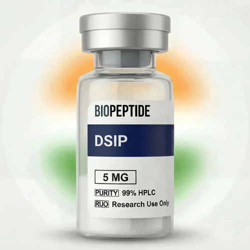 DSIP 5MG Peptide by BioPeptide in a sterile glass vial